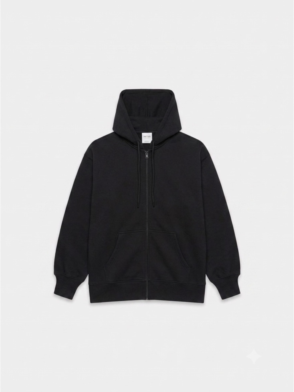 NWT - Aritzia Cozy Sweatfleece Boyfriend Zip Hoodie - Black - XS and Medium